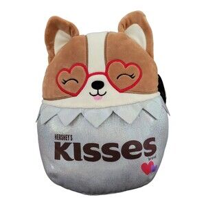 Squishmallow 12” Hersheys Scented Regina Kisses Corgi Dog Valentine’s 2022
